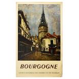 Travel Poster Bourgogne Burgundy SNCF French Railway