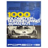 Sport Poster Porsche 908 1000km Nurburgring Race Larrousse