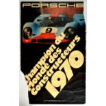 Advertising Poster Porsche World Constructors Champion