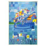 Travel Poster Yugoslavia The Sunny Adriatic