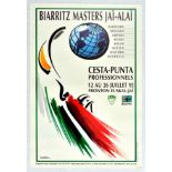 Sport Poster Cesta Punta Jai Alai Biarritz