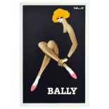 Advertising Poster Bally Shoes Fashion Villemot