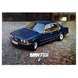 Advertising Poster BMW 733i Car Germany