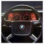 Advertising Poster BMW Steering Wheel Dashboard Germany