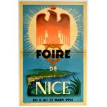 Advertising Poster Foire de Nice Nice Fair
