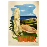 Travel Poster Siracusa Sicily ENIT Italy State Railway