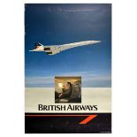 Travel Poster British Airways Concorde Aviation Airline