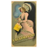 Advertising Poster Art Deco Herzmansky Department Store Vienna Hofmann