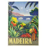 Travel Poster Madeira Portugal Islands