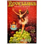 Advertising Poster Rovellats Gran Cava Sparkling Wine Spain