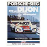 Sport Poster Martini Porsche 936 Dijon 500 km Ickx Mass