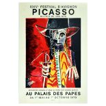 Advertising Poster Picasso Art Exhibition Avignon France