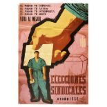 Propaganda Poster Spain Union Elections Elecciones Sindicales