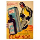 Advertising Poster Beaminos Medicine Pilot Spain