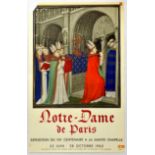 Advertising Poster Notre Dame de Paris Exhibition Mourlot France Art