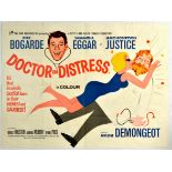 Cinema Poster Doctor in Distress Comedy Film UK Quad