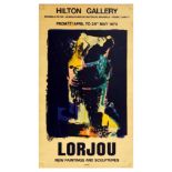 Advertising Poster Bernard Lorjou Mourlot Hilton Gallery