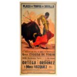 Advertising Poster Plaza de Toros de Sevilla Great Bullfight
