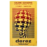 Advertising Poster Galerie Govaerts Alain Derez Optical illusion