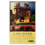 Travel Poster Lancaster Castle British Railways Lancashire