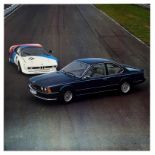 Advertising Poster BMW 635 CSi Coupe M1 Sports Car Germany