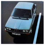 Advertising Poster BMW 525 Executive Car Germany
