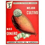 Advertising Poster Spain Almonds Better Crop More Money