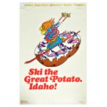 Sport Poster Ski Idaho Great Potato USA