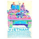 War Poster Vietnam War Psychedelic Tank Support Our Boys