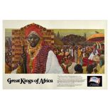 Advertising Poster Great Kings of Africa Songhay Sudan Askia Muhammed Toure Budweiser