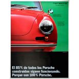 Advertising Poster Porsche 356B Car Reliability