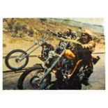 Cinema Poster Easy Rider Harley Davidson Motorcycle
