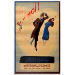 Propaganda Poster Art Deco Divorce France Female Catholics League