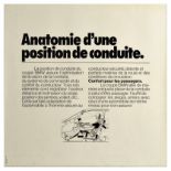 Advertising Poster BMW Coupe Comfort Adjustment Pleasure of Driving
