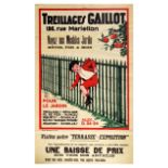 Advertising Poster Garden Fence Gaillot France