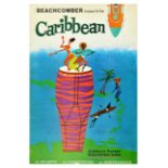 Travel Poster Caribbean Beachcomber Cruises