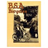 Advertising Poster BSA Bicycles Perfect in Every Part