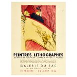 Advertising Poster Exhibition Toulouse Lautrec Matisse Picasso Manet Galerie du Bac