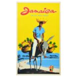 Travel Poster Jamaica Caribbean British West Indies