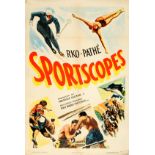 Sport Poster Skiing Boxing Diving Horce Racing Marlin