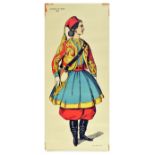 Advertising Poster Cantiniere de Spahis Baume Algipan French Army Uniform