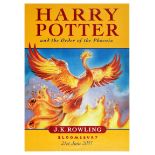 Advertising Poster Harry Potter and the Order of the Phoenix Book JK Rowling