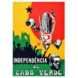 Propaganda Poster Cape Verde Independence Anniversary Macaronesia Portugal