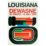 Advertising Poster Jean Dewasne Louisiana Abstract Art Painting