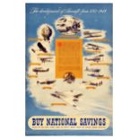 Advertising Poster National Savings Aircraft Development