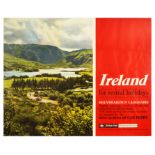 Travel Poster British Railways Ireland Holiday Holyhead Dun Laoghaire