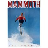 Sport Poster Mammoth Ski California USA