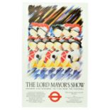 Advertising Poster LT Lord Mayors Show London Parade Guards