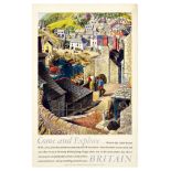 Travel Poster British Travel Fishing Villages Stanley Roy Badmin