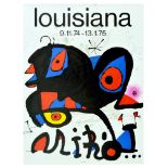 Advertising Poster Louisiana Joan Miro Surrealism Denmark